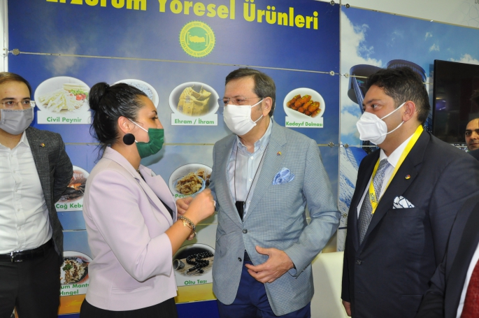11.Yörex fuarına Erzurum Ticaret Borsası damgası