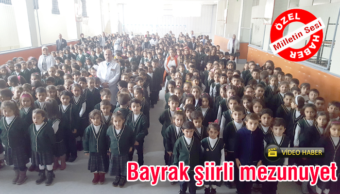 Bayrak şiirli mezuniyet