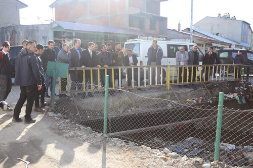 Erzurum DSİ 8. Bölge Müdürü Sadullah Seven Tutak’ta incelemelerde bulundu