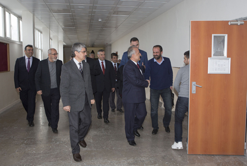 Rektör Çomaklı, Üniversite incelemelerine devam ediyor