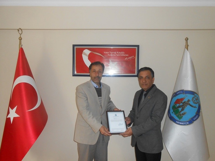Ressam Özyurt’a TSK Mehmetçik Vakfı’ndan teşekkür