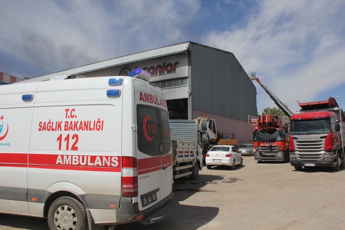 Erzurum’da yangın korkuttu
