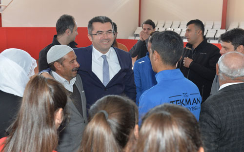 Meralarda antrenman yapan milli sporcular salona kavuştu