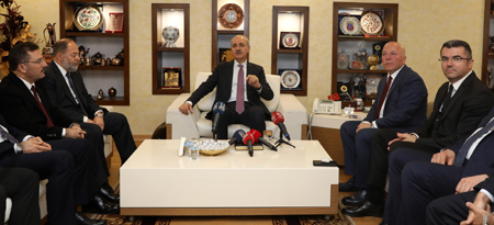 Ak Parti Genel Başkanvekili Kurtulmuş’tan Büyükşehir’e ziyaret