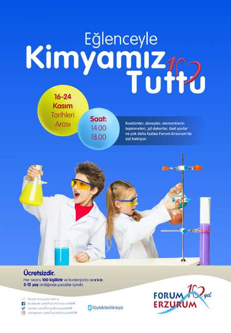 Ara tatil eğlencesi Forum Erzurum’da hayat buluyor