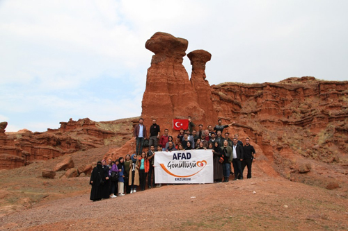 Erzurum AFAD gönüllüleriyle buluştu