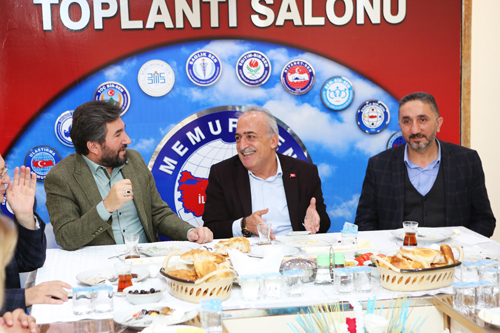Rektör Çomaklı Memur-Sen’in konuğu oldu