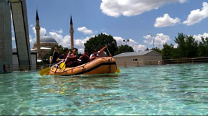 15 Temmuz ruhuyla rafting ve tırmanış yaptılar