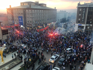 Erzurum’da taraftar şampiyonluğu kutladı, vaka sayısı arttı