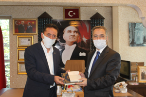 İl Müftüsü Yıldırım, İl Kültür ve Turizm Müdürü Almaz’ı ziyaret etti