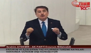 Milletvekili Aydemir TBMM’de Erzurum’u anlattı