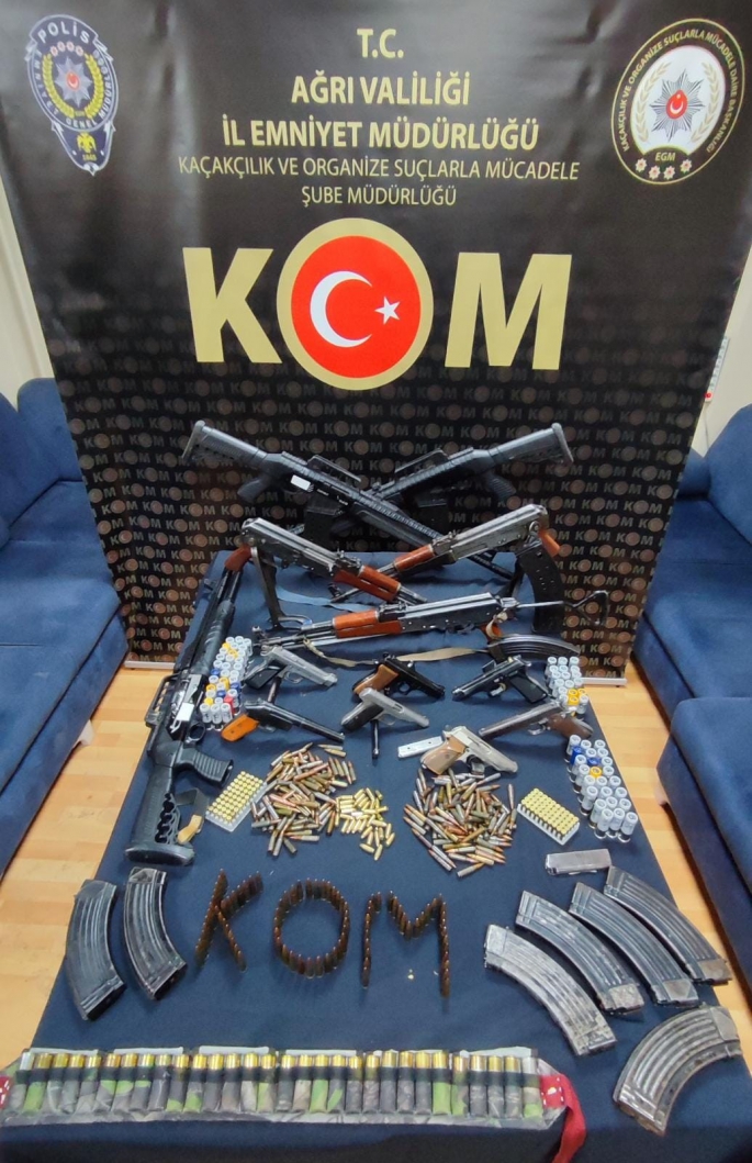 Ağrı’da silah kaçakçılarına operasyon: 2 şahıs tutuklandı