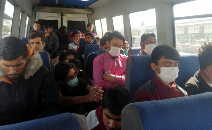 Erzincan’da Afganistan uyruklu 29 kaçak göçmen yakalandı