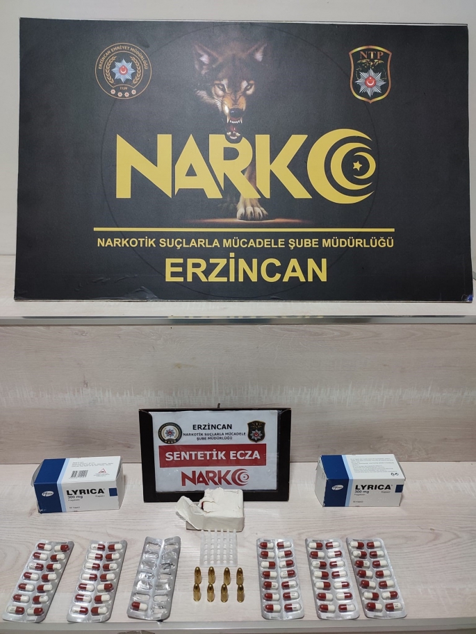 Erzincan'da uyuşturucu satıcılarına yönelik operasyonda gözaltına alınan 7 şüpheliden 3'ü tutuklandı