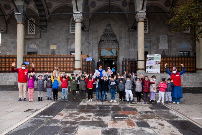 Miniklerden Camii ziyareti