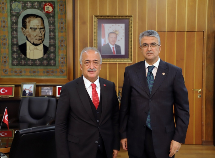 MHP Genel Başkan Yardımcısı Aydın’dan Rektör Çomaklı’ya ziyaret