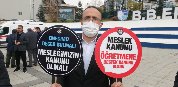 Öğretmenler ‘Öğretmenlik Meslek Kanunu’ için toplandı