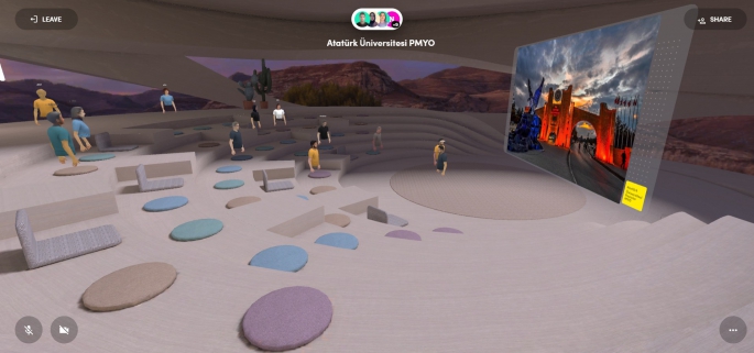 Atatürk Üniversitesi’nden Metaverse evreninde ilk ders