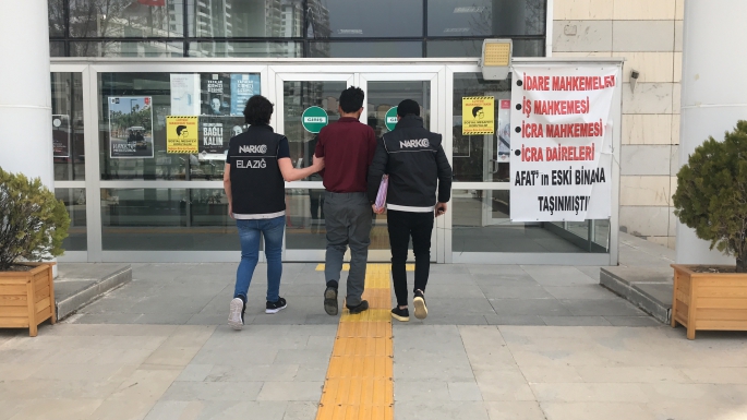 Elazığ’da uyuşturucu satarken suçüstü yakalanan şüpheli tutuklandı