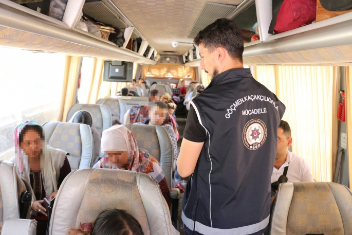 Düzensiz göçle mücadele dâhilinde 6’ıncı huzur operasyonu gerçekleştirildi