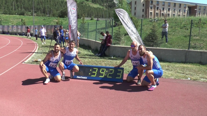 Erzurum’da Balkan Bayrak ve Uluslararası Sprint Kupası nefesleri kesti