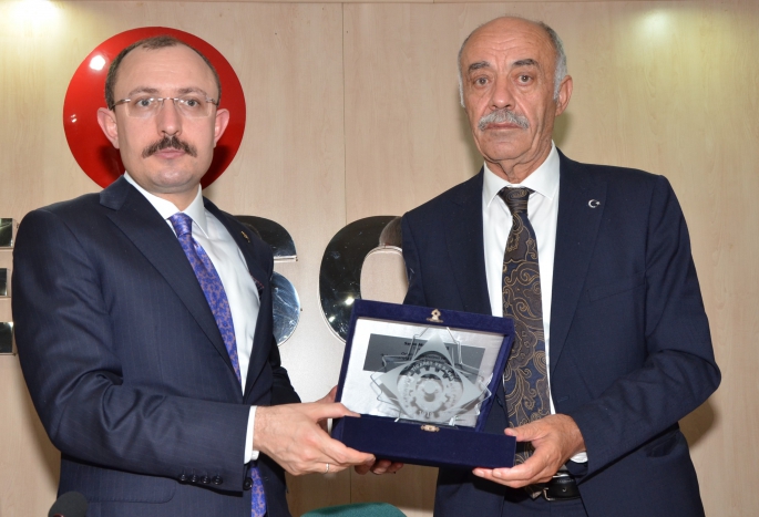 Bakan Muş ETSO’da iş adamlarıyla bir araya geldi