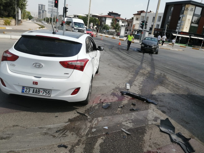 Elazığ’da trafik kazası: 1 yaralı