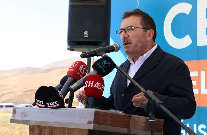 Hınıs Başköy Cemevi’nin temeli düzenlenen törenle atıldı