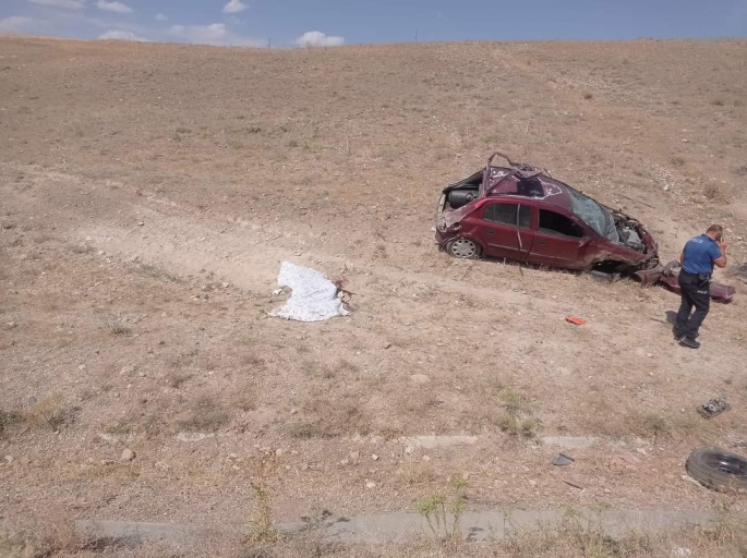 Ağrı'da otomobil takla attı: 1 ölü