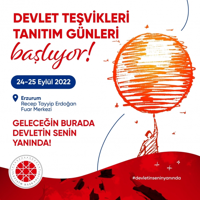 “Devlet Teşvikleri Tanıtım Günleri” Erzurum’da gençlerle buluşuyor