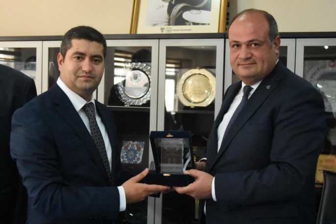 Nahçıvan Ekonomi Bakanı Aliyev ETSO’da
