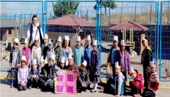 MiNiKLERDEN HAYVAN BARINAĞINA ZİYARET