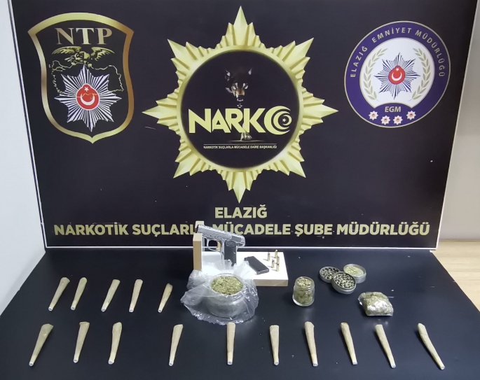 Elazığ’da 36 kilo esrar ele geçirildi: 3 tutuklama