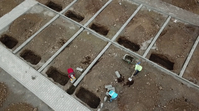 Erzurum’da kış için 800 mezar kazıldı