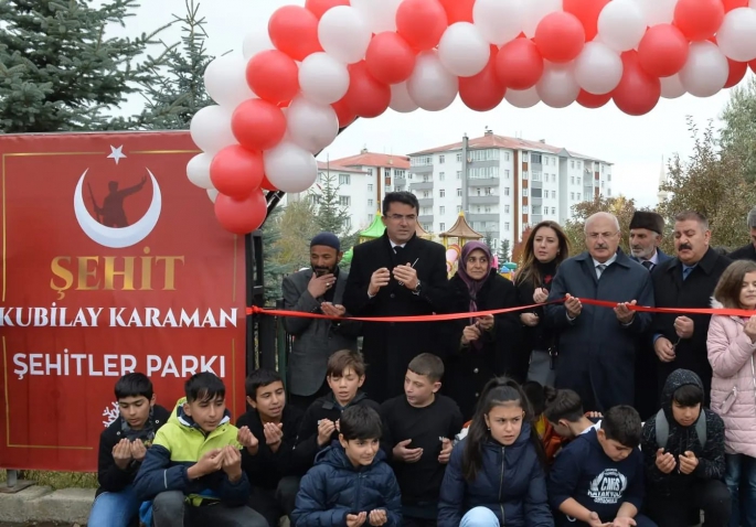 Şehitler Parkı'nın ismi Şehit Kubilay Karaman Parkı olarak değiştirildi
