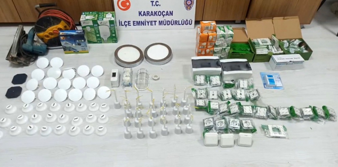 İnşaat malzemesi çalan şüpheli tutuklandı