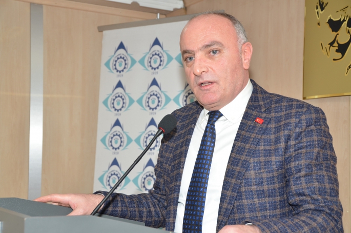 ETSO Meclisinde konuşan Başkan Özakalın; Misyonumuzun gereği üyemizin sesi oluyoruz