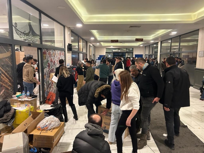 Dadaşlar kısa sürede topladığı 3 tır yardım malzemesini depremzedeler için yola çıkarttı