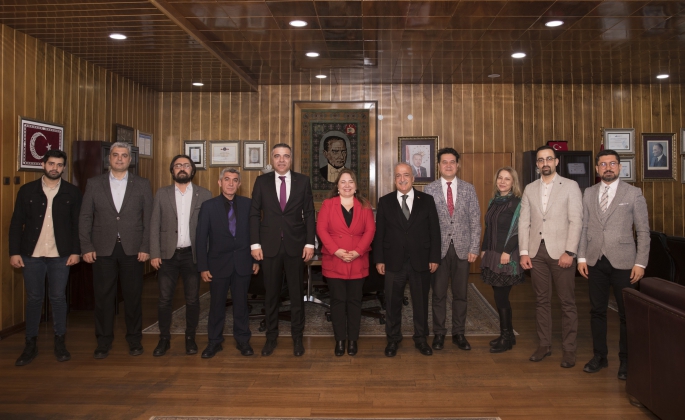 EPDAD ekibinden Rektör Çomaklı’ya ziyaret