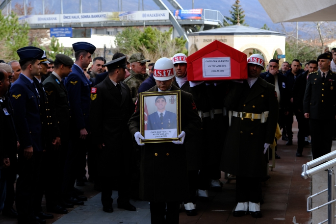 Motosikletle kaza yapan astsubay son yolculuğuna uğurlandı