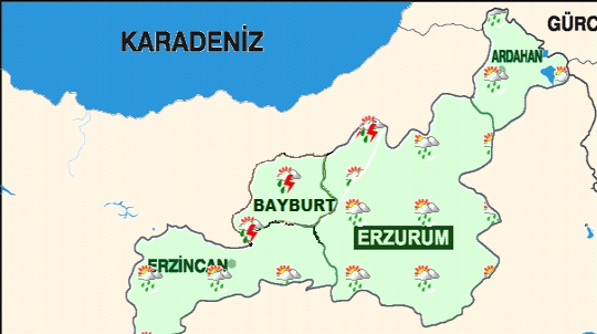 PERŞEMBE GÜNÜNE KADAR YAĞIŞLAR DEVAM EDECEK
