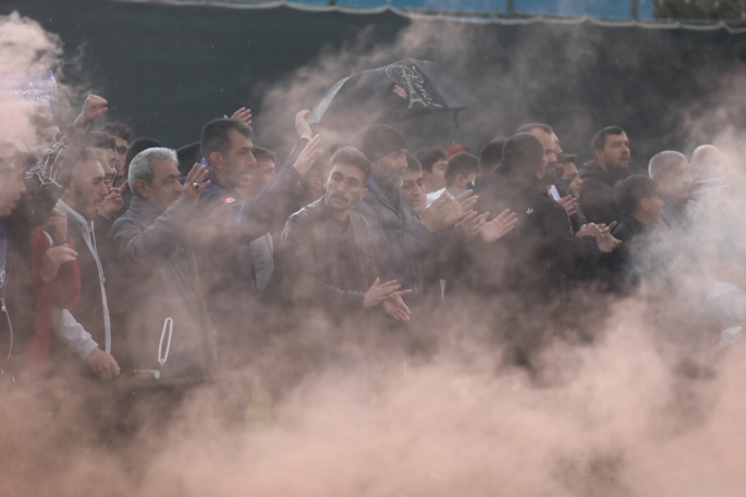 TARAFTARDAN, ERZURUMSPOR’A MORAL ZİYARETİ