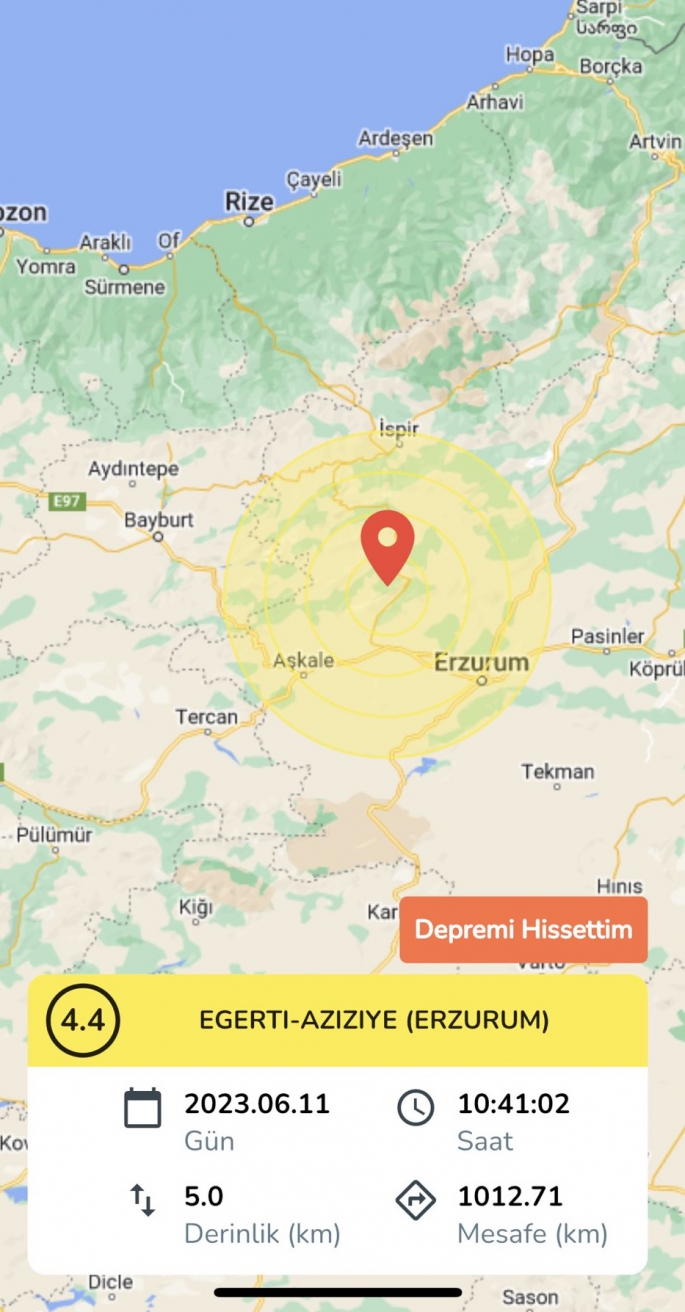 DEPREMLER KORKUTMAYA DEVAM EDİYOR
