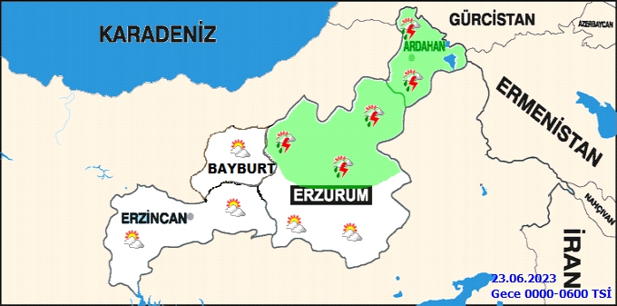 ERZURUM’DA YAĞIŞLAR ETKİLİ OLMAYA DEVAM EDİYOR