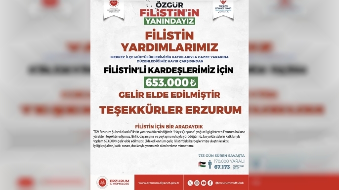 "Hayır Çarşısı" nda 653 bin toplandı