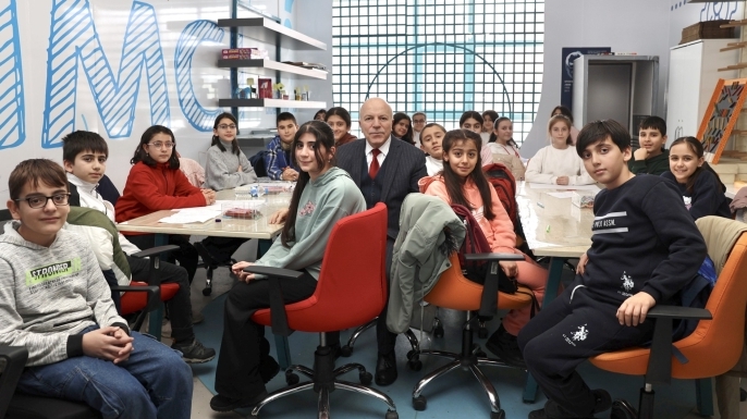 Başkan Sekmen geleceğin dâhileriyle buluştu