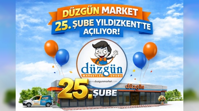 Düzgün Marketler Grubu Yıldızkentte 25. şubesini açıyor