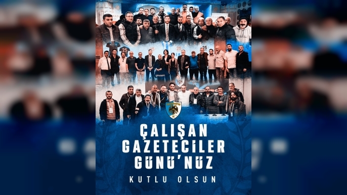 Erzurumspor’dan basın emekçilerine anlamlı kutlama