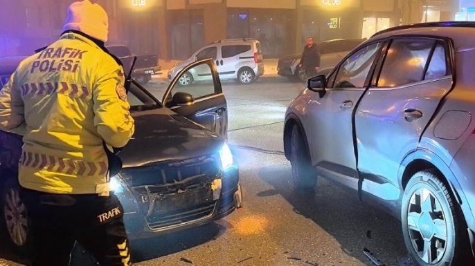 Palandöken’de trafik kazası: 1 yaralı