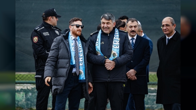 Emniyetten Erzurumspor’a moral ziyareti